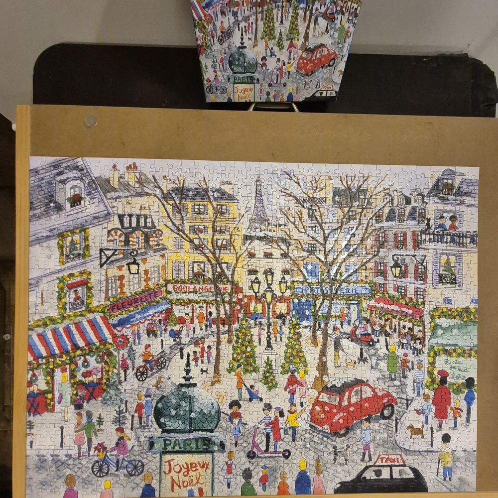 Christmas In Paris Puzzle By Michael Storrings